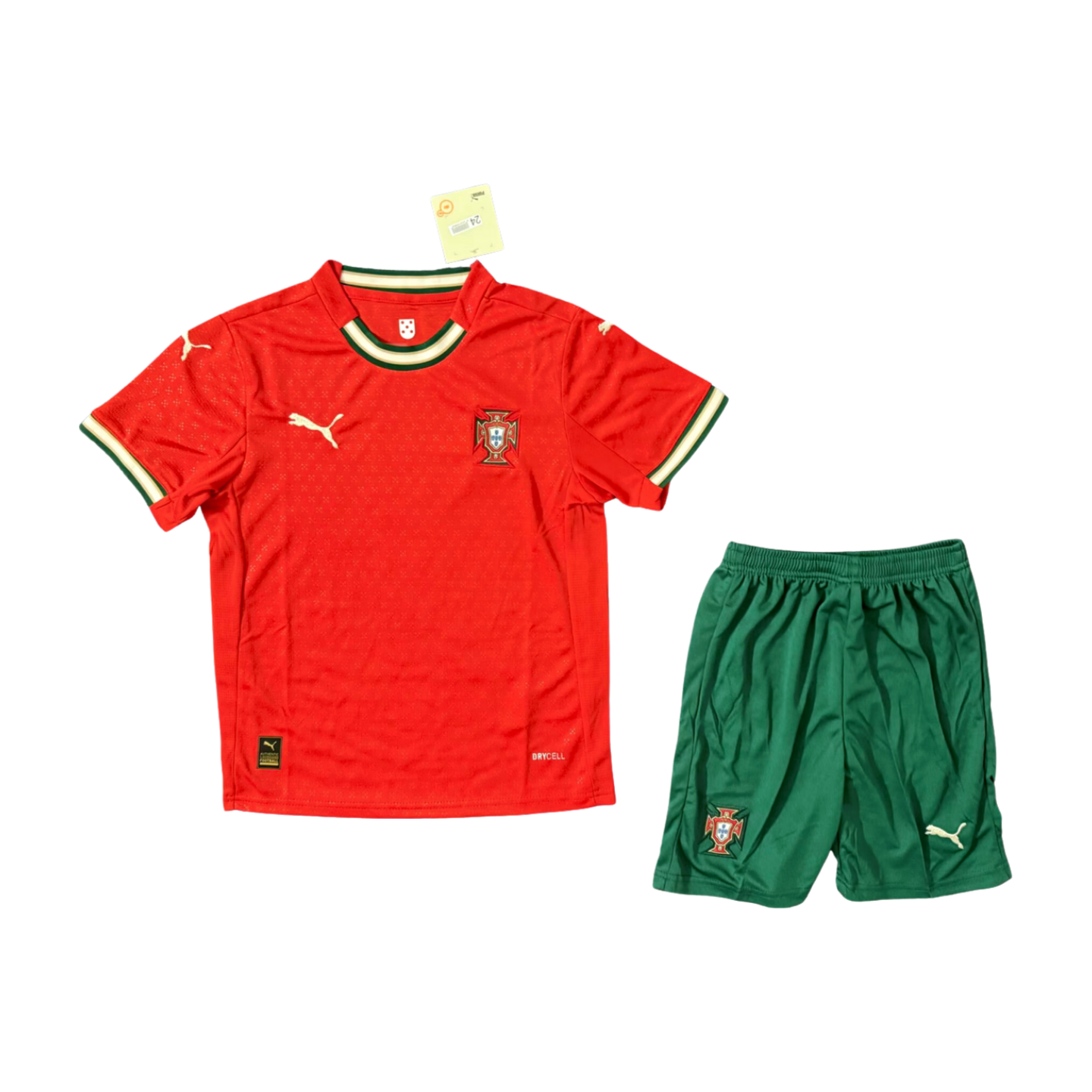 Portugal Nuno Mendes 19 Home Soccer Jersey Kids Kit 2025-2026