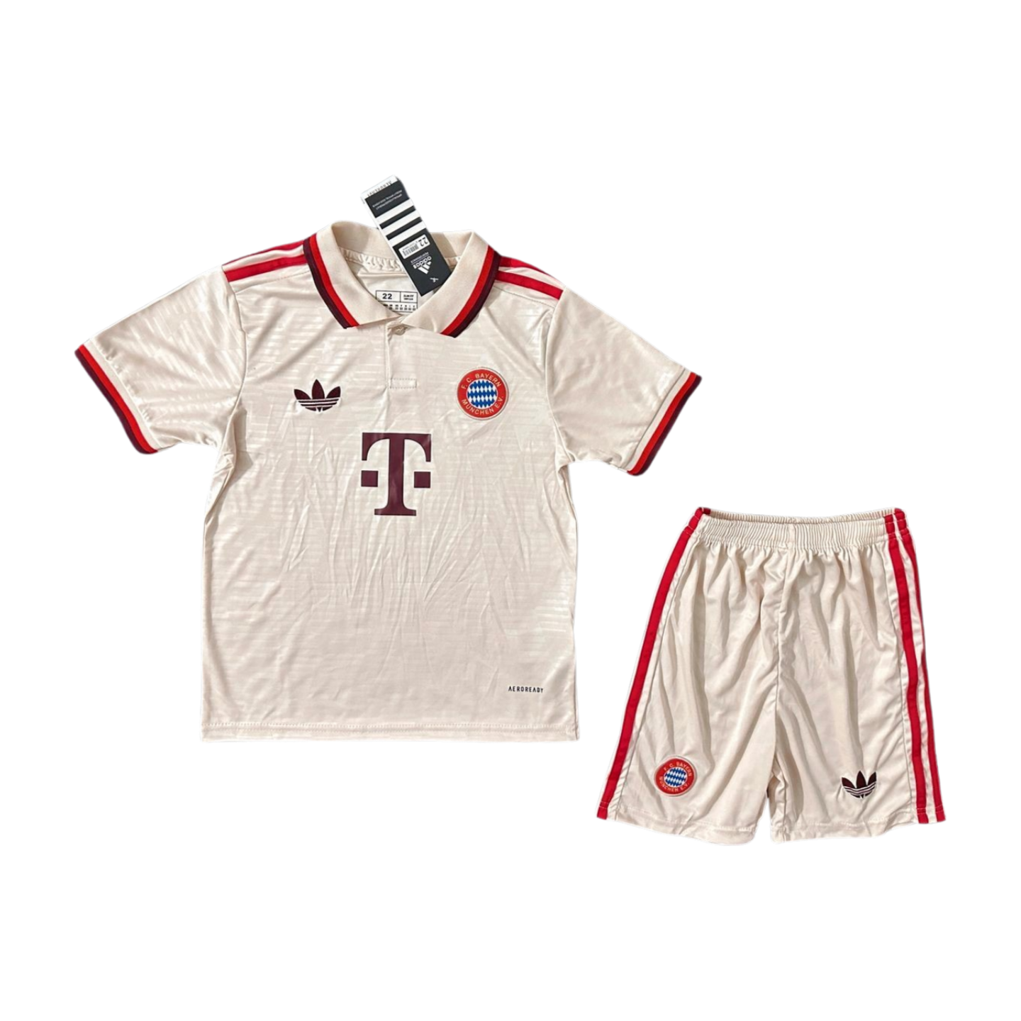 Kids & Junior Bayern Munich Jamal Musiala 42 Third Soccer Jersey Mini Kit 2024/25