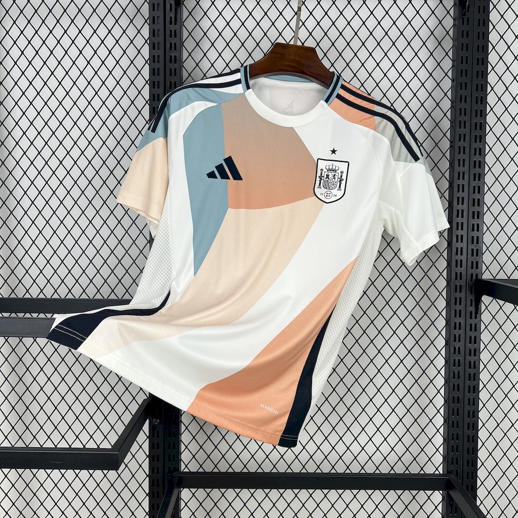 Spain Away Soccer Jersey UEFA Women's Euro 2025