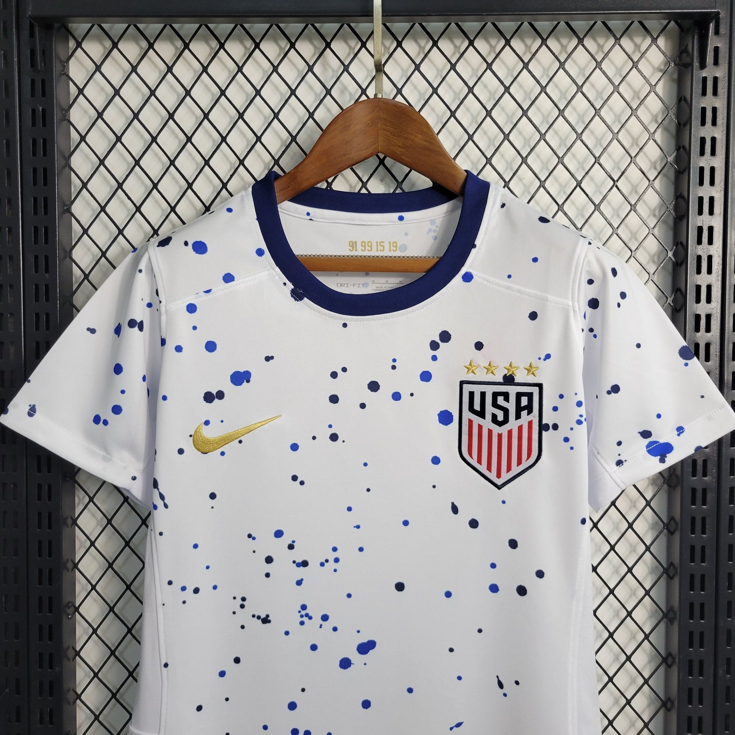 USA Women's Julie Ertz 8 Home Soccer Jersey World Cup 2023