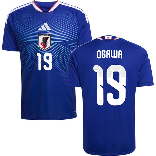 Japan Koki Ogawa 19 Home Soccer Jersey World Cup 2026