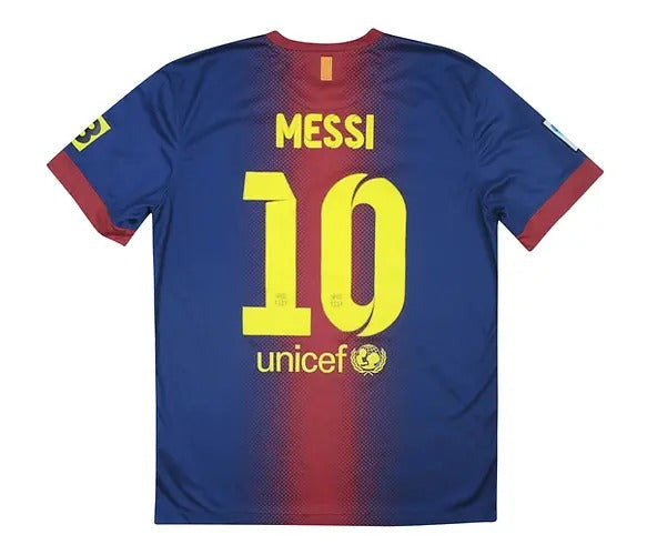 FC Barcelona Lionel Messi 10 Home Retro Soccer Jersey 2012-2013