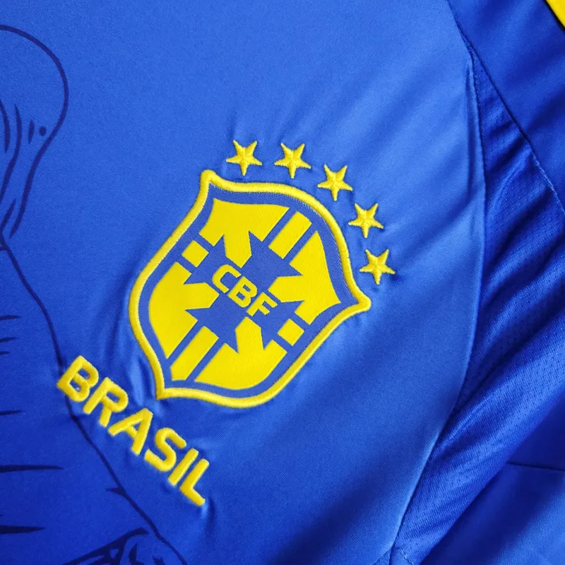 Brazil Jesus Christ the Redeemer Special Edition Soccer Jersey 2025-2026 - Blue