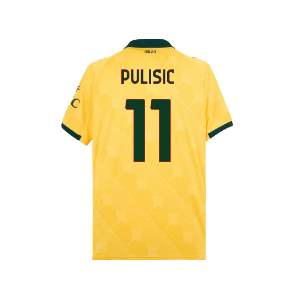 AC Milan Christian Pulisic 11 Third Soccer Jersey 2025-2026