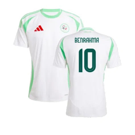 Algeria Said Benrahma 10 Home Soccer Jersey 2024/25
