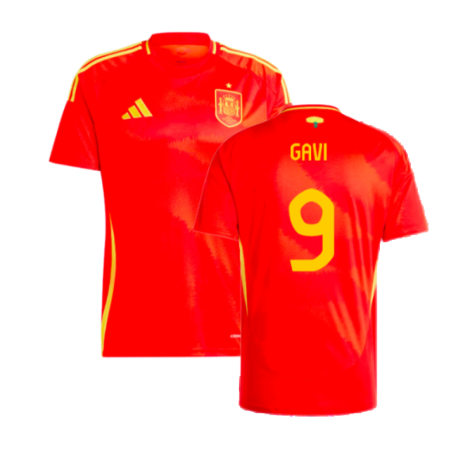 Spain Gavi 9 Home Soccer Jersey Euro 2024