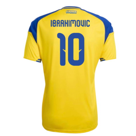 Sweden Zlatan Ibrahimović 10 Home Soccer Jersey World Cup 2026