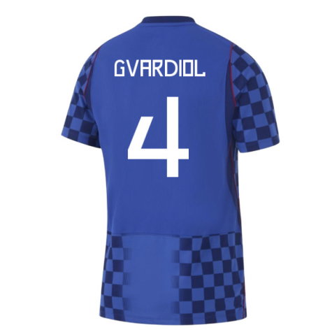 Croatia Josko Gvardiol 4 Away Soccer Jersey World Cup 2026