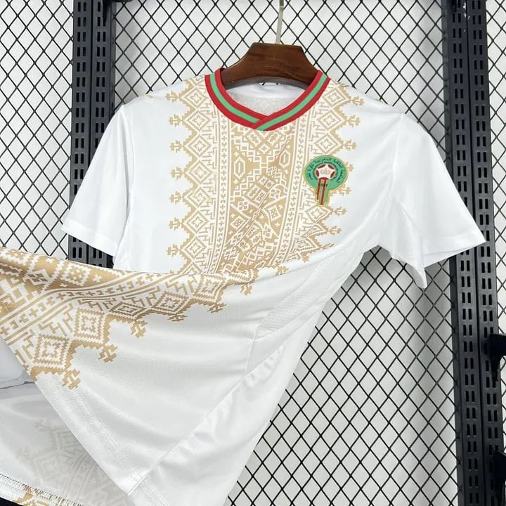 Morocco Azzedine Ounahi 8 Away Soccer Jersey World Cup 2026