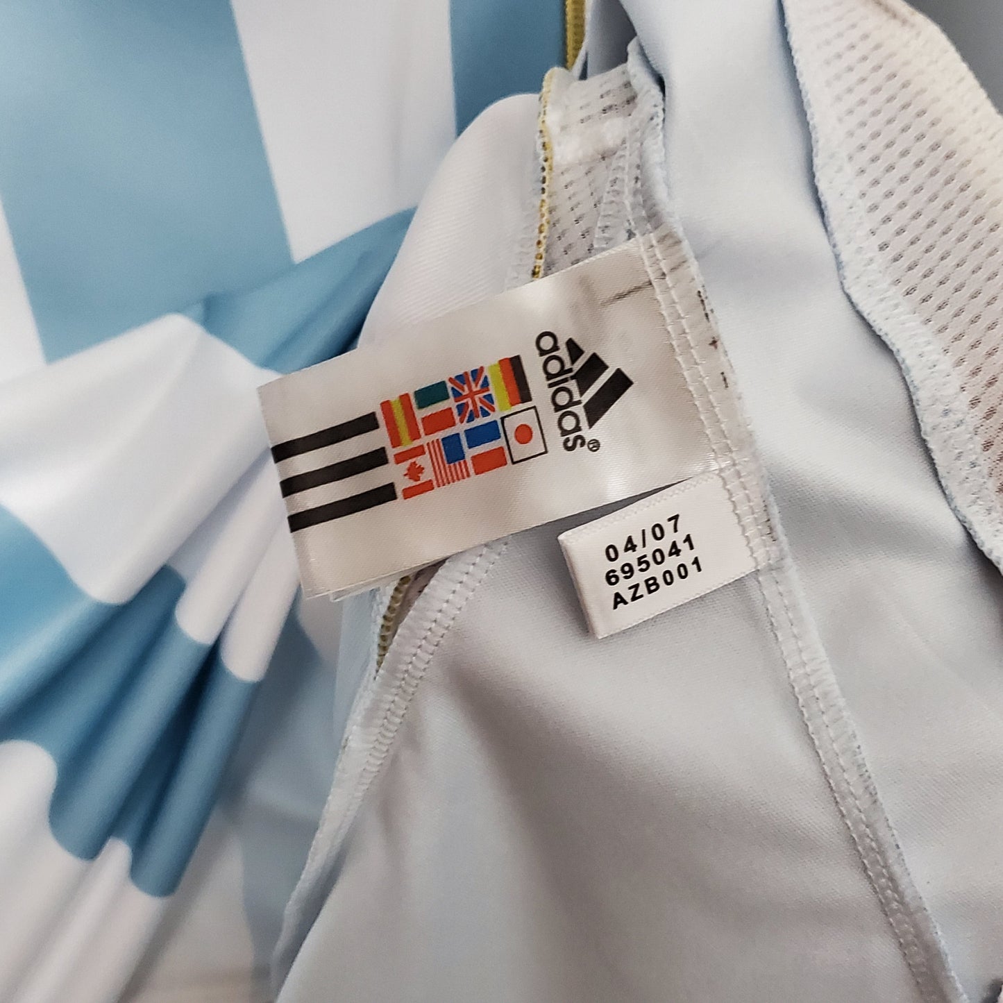 Argentina Lionel Messi 19 Home Retro Soccer Jersey World Cup 2006