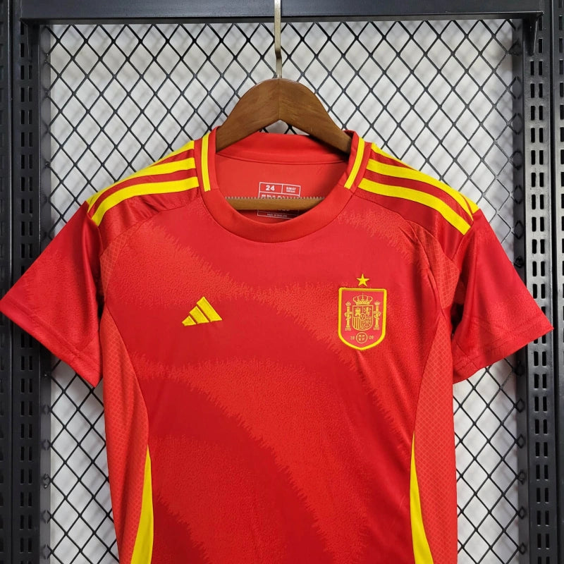 Spain Marco Asensio 10 Kids Home Soccer Jersey Euro 2024