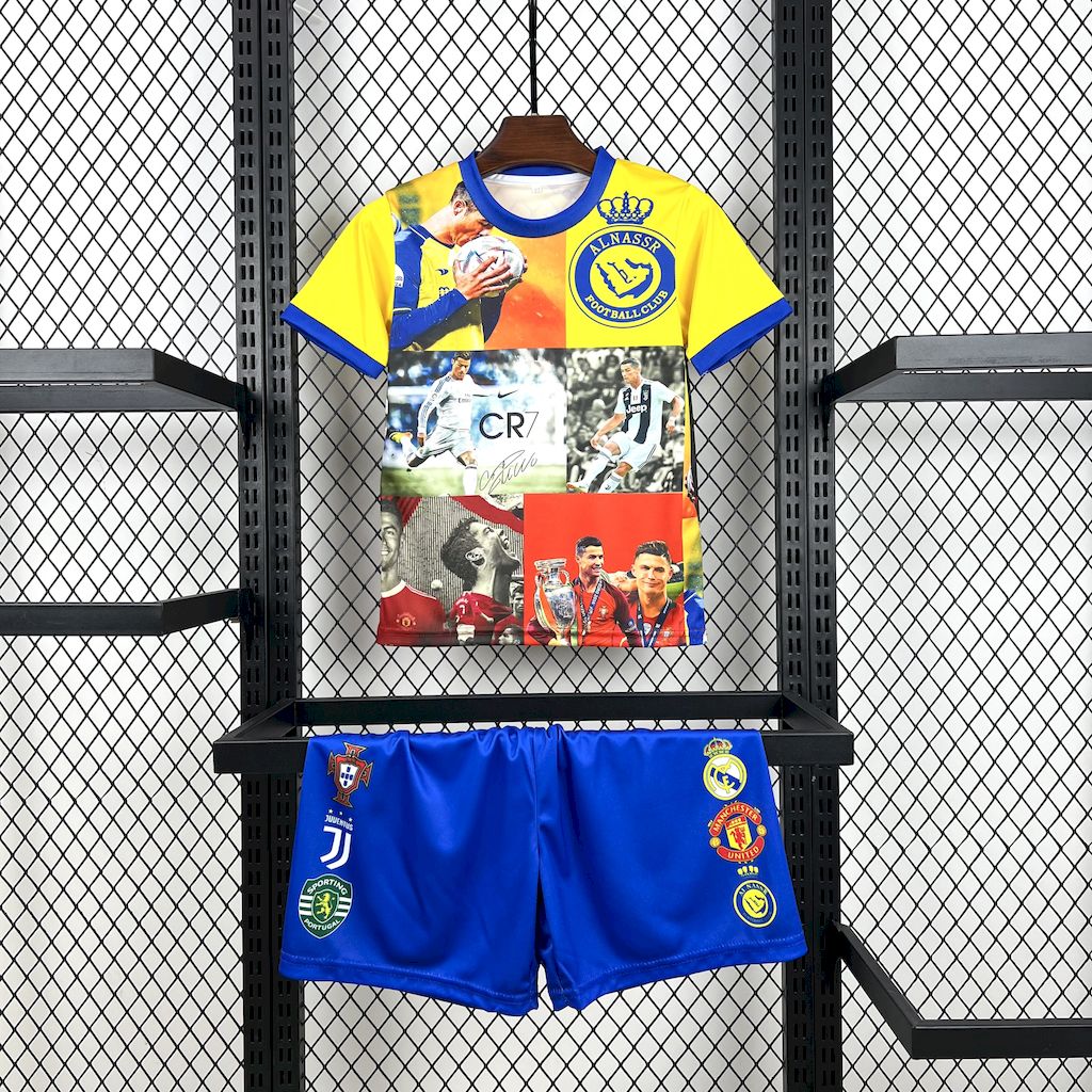 Cristiano RonaldoCareer Club Kids Special Edition Soccer Jersey 2025-2026