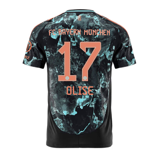 Kids & Junior Bayern Munich Michael Olise 17 Away Soccer Jersey Mini Kit 2024/25