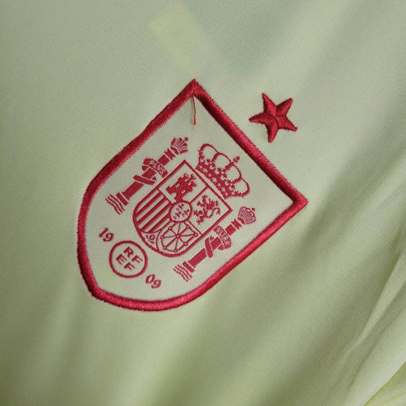 Spain Andrés Iniesta 6 Kids Away Soccer Jersey Euro 2024