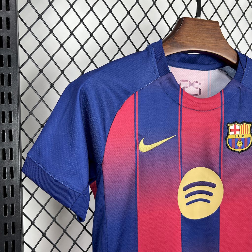 FC Barcelona Lionel Messi 10 Kids Home Soccer Jersey 2025-2026