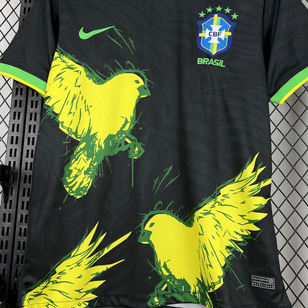 Brazil X Pombo Special Edition Soccer Jersey 2025-2026 - Green