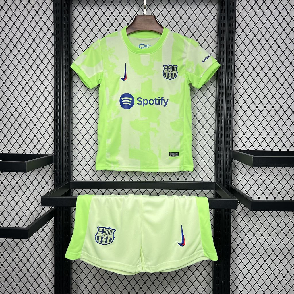FC Barcelona Lamine Yamal 19 Third Soccer Jersey Kids Kit 2024-2025