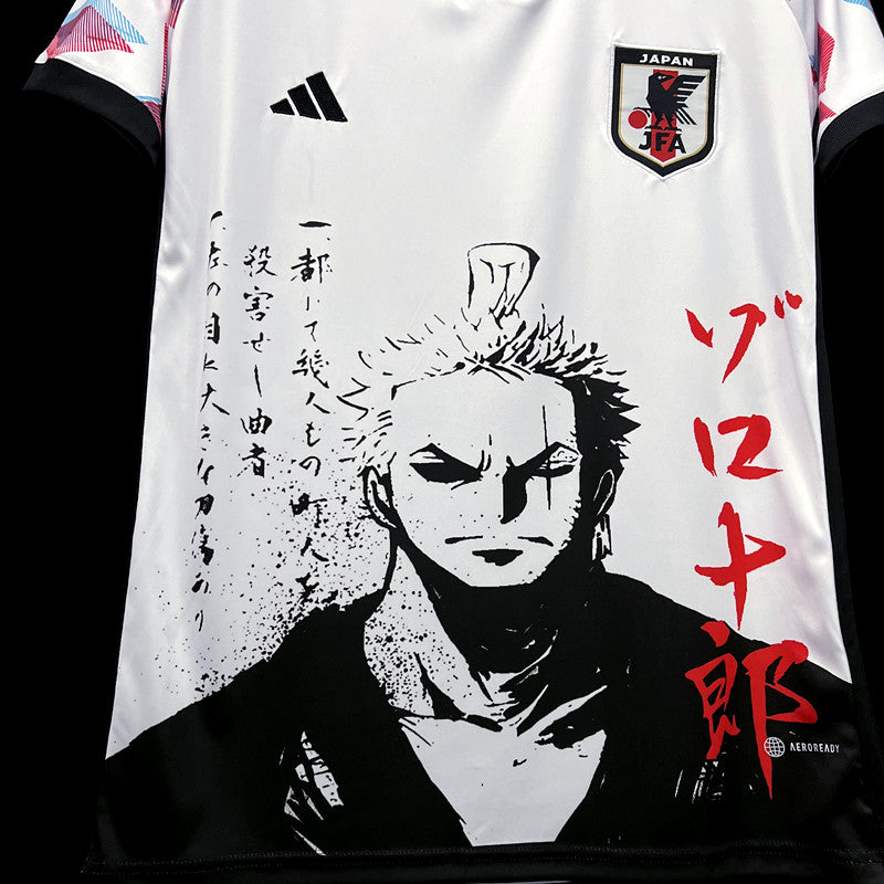 Japan One Piece Limited Edition Soccer Jersey 2023/24 - White