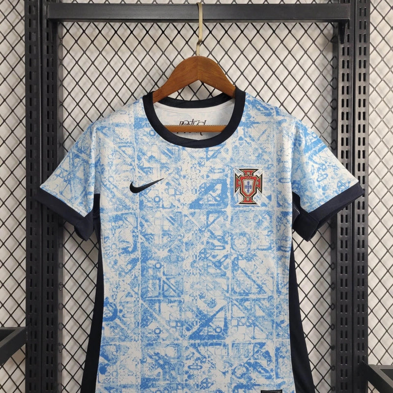 Women's Portugal Ruben Dias 4 Away Soccer Jersey Euro 2024