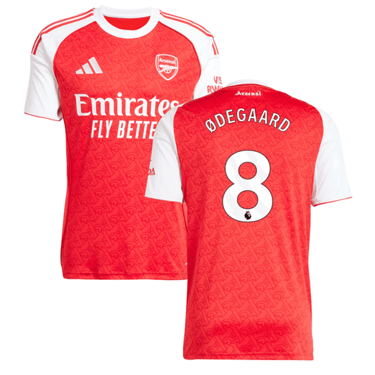 Arsenal Martin Ødegaard 8 Home Soccer Jersey 2025-2026