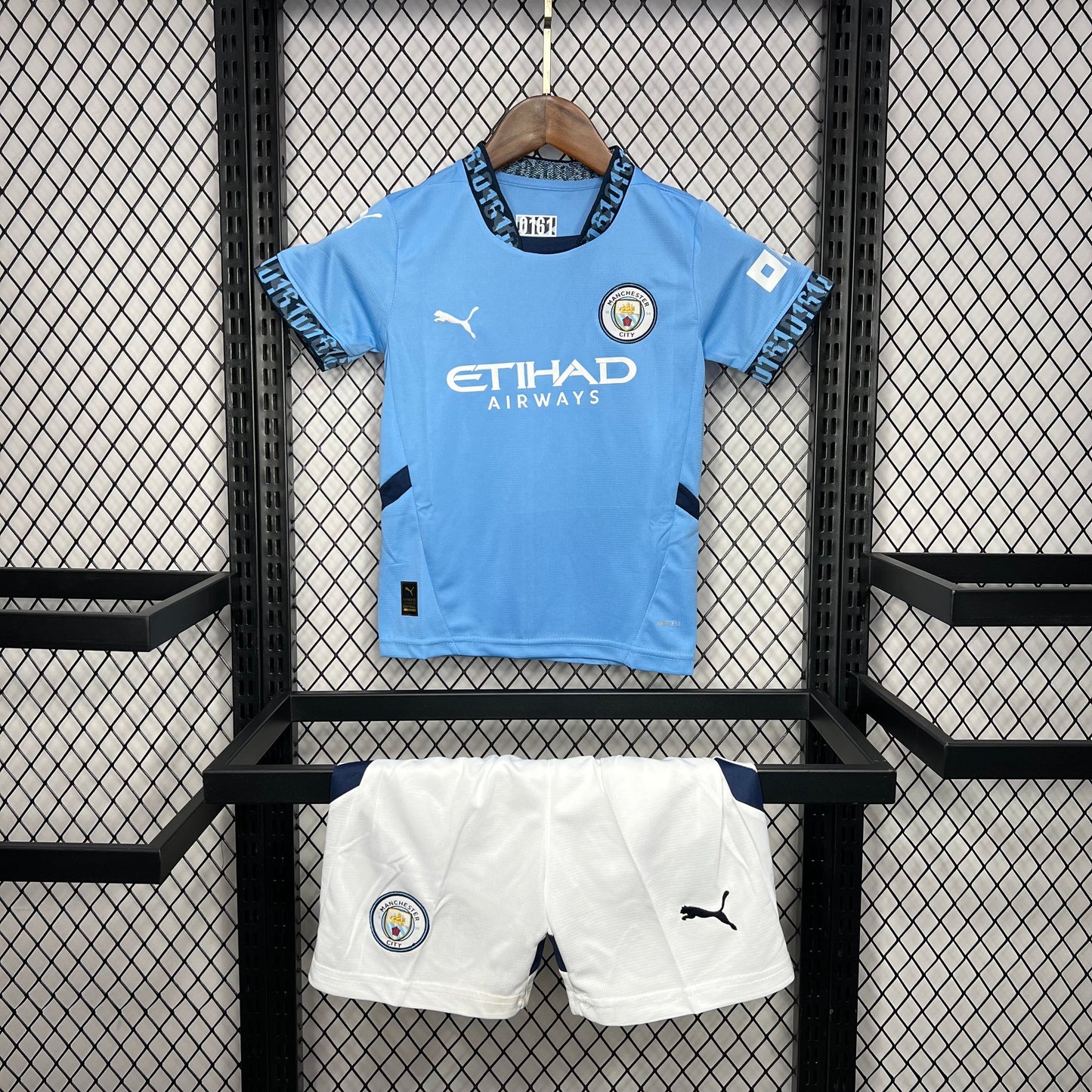 Man City Kevin De Bruyne 17 Kids Home Soccer Jersey 2024/25