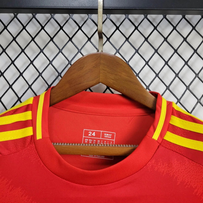 Spain Koke 8 Kids Home Soccer Jersey Euro 2024