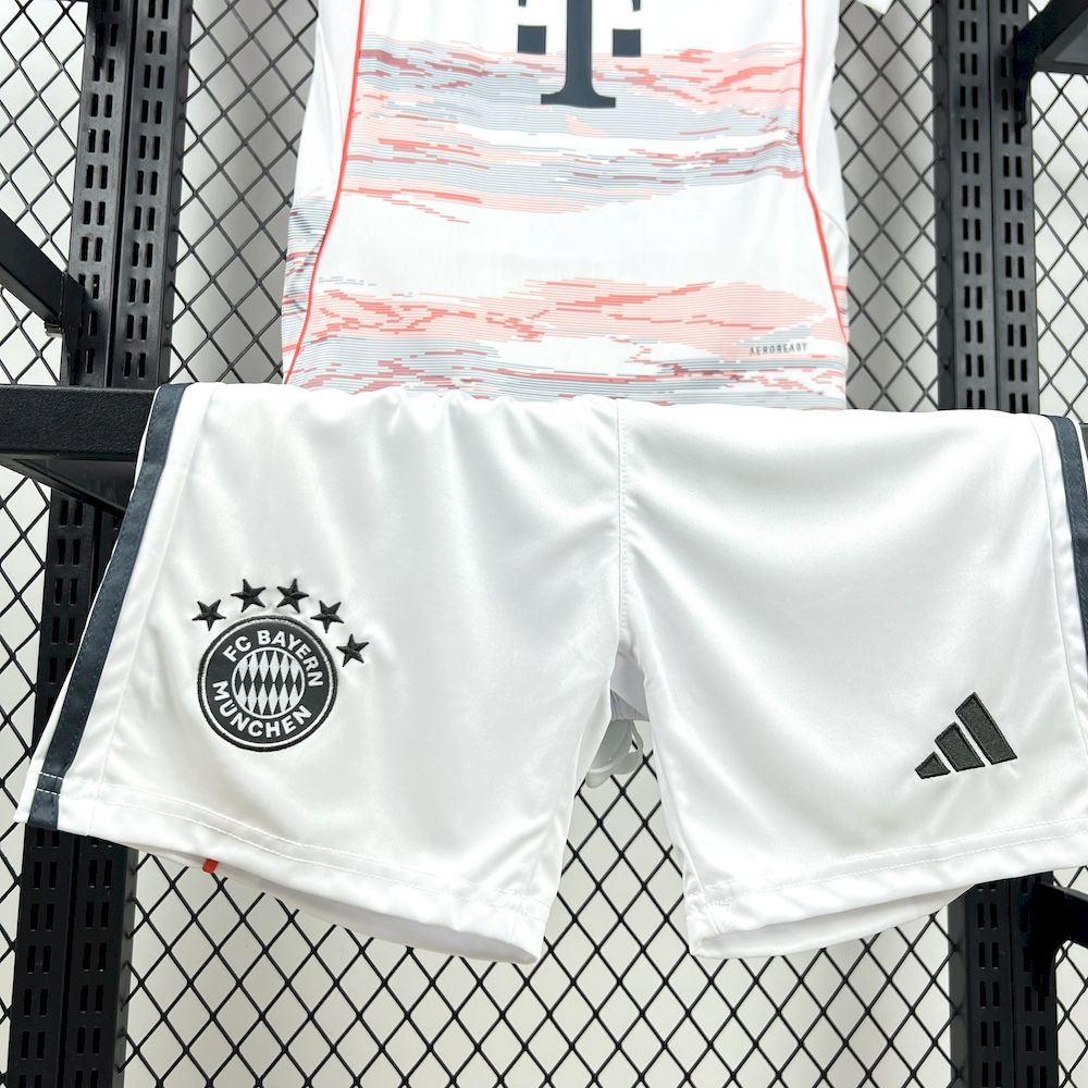 Bayern Munich Jamal Musiala 10 Kids Away Soccer Jersey 2025-2026
