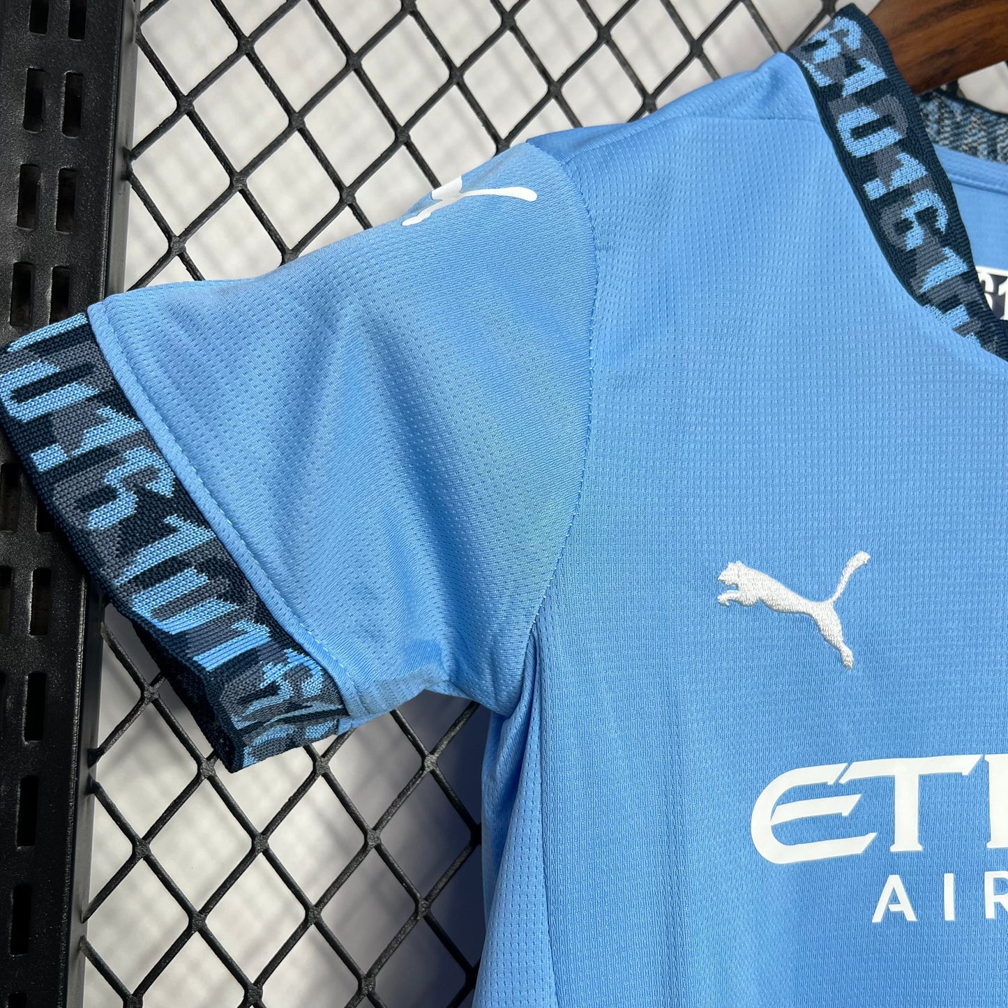 Man City Erling Haaland 9 Kids Home Soccer Jersey 2024/25