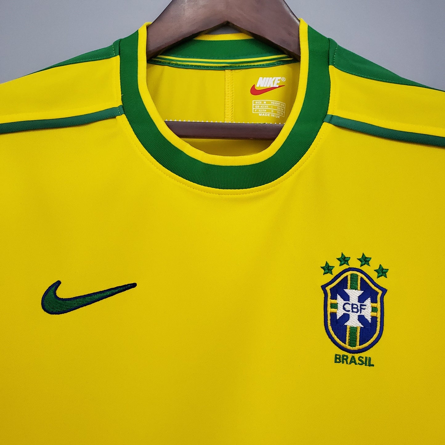 Brazil Home Retro Soccer Jersey World Cup 1998