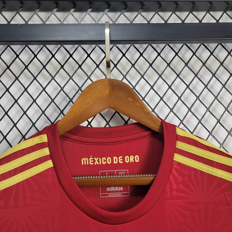 Mexico de Oro Limited Edition Soccer Jersey 2025-2026 - Red