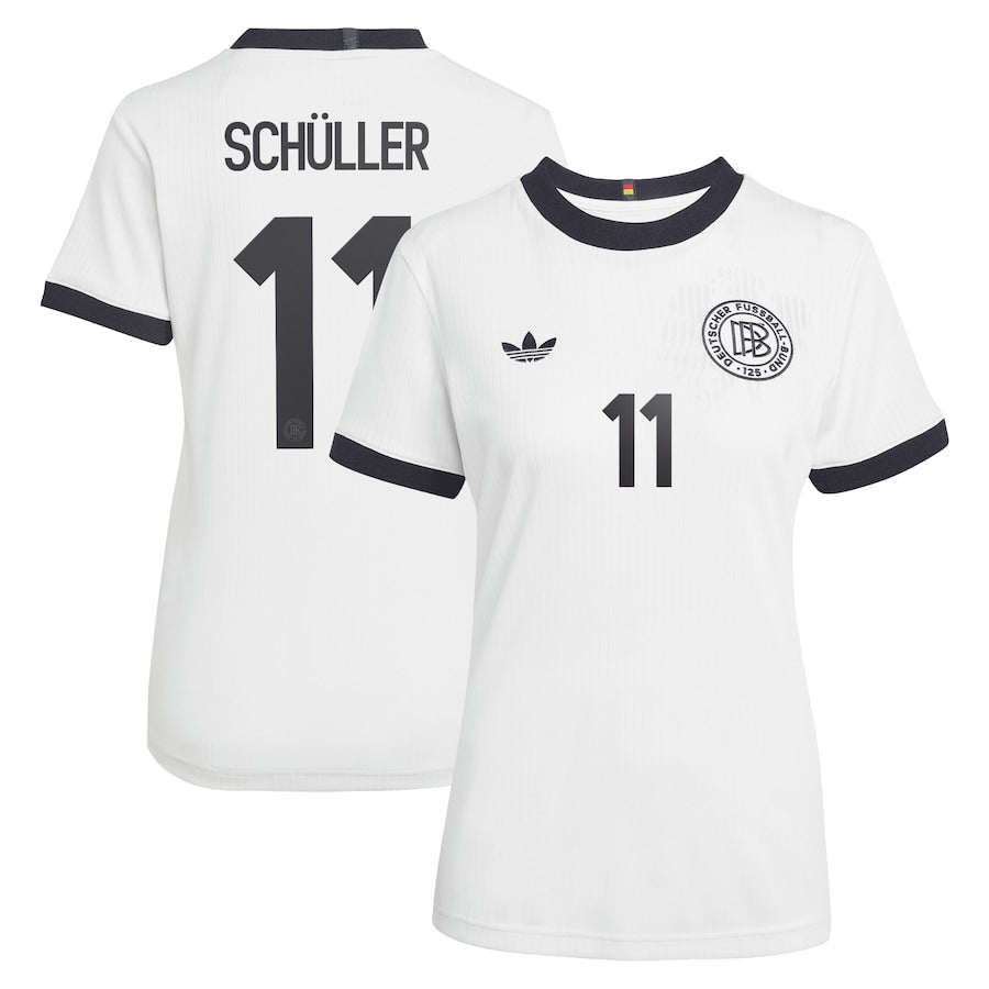 Germany Lea Schüller 11 Women's Home Soccer Jersey Euro 2025