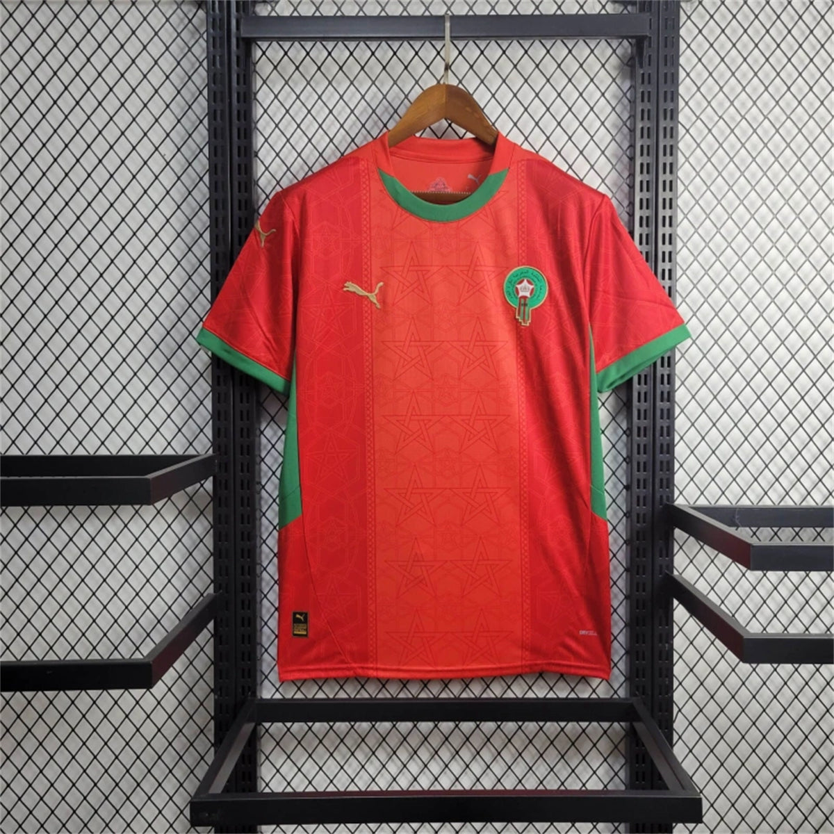 Morocco Noussair Mazraoui 3 Home Soccer Jersey 2024/25