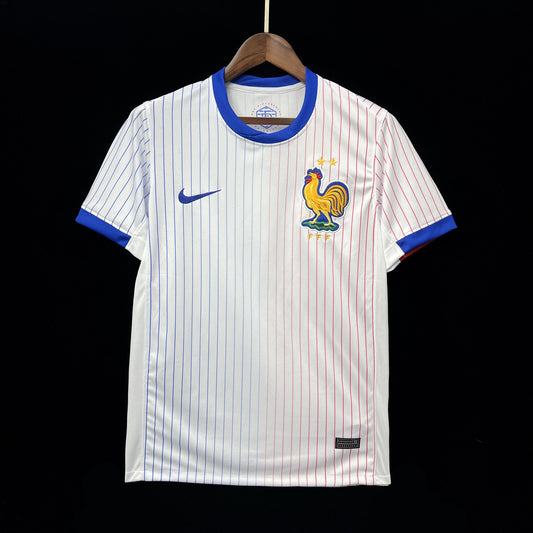 France Away Soccer Jersey UEFA Euro 2024 - White