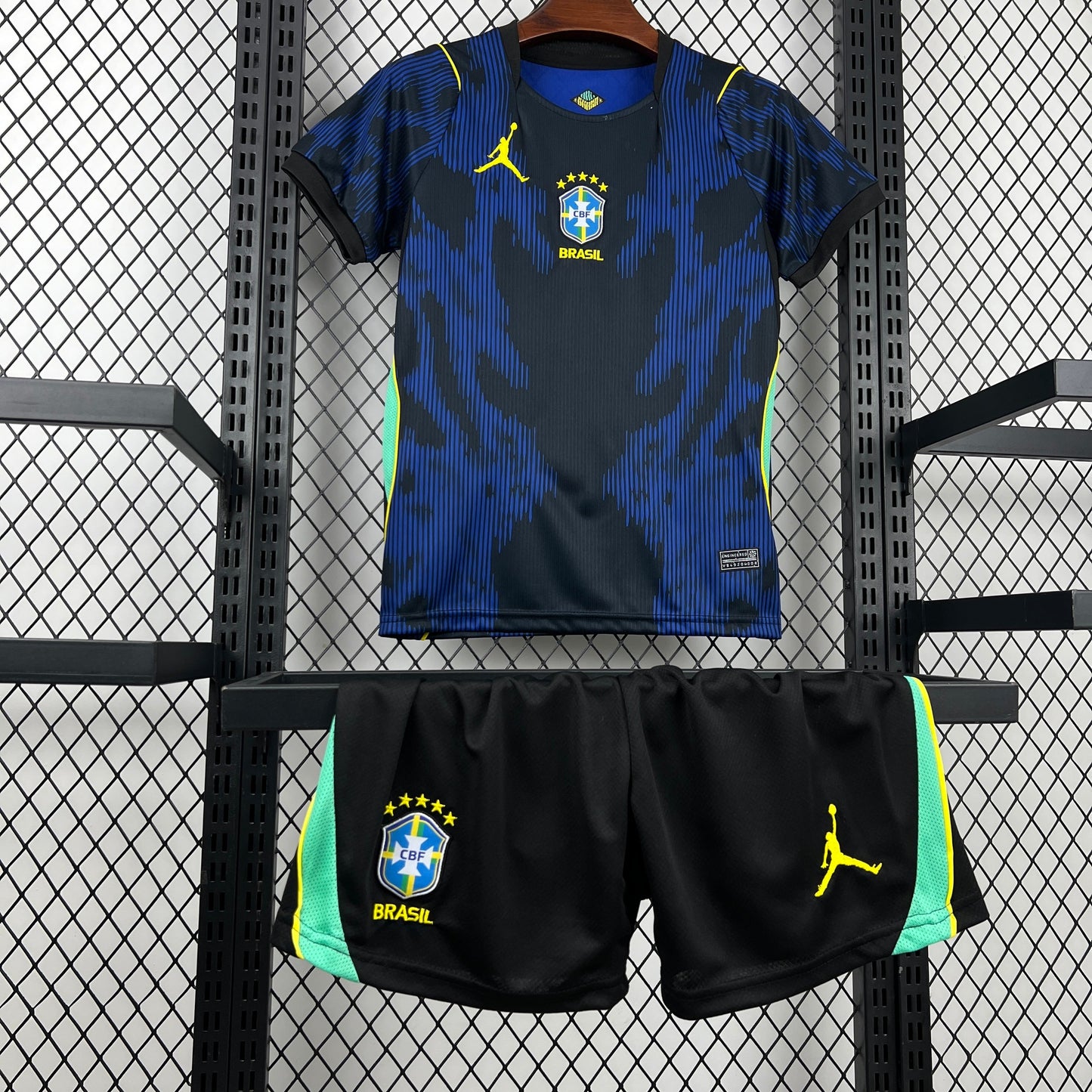 Brazil Kids Away Soccer Jersey World Cup 2026
