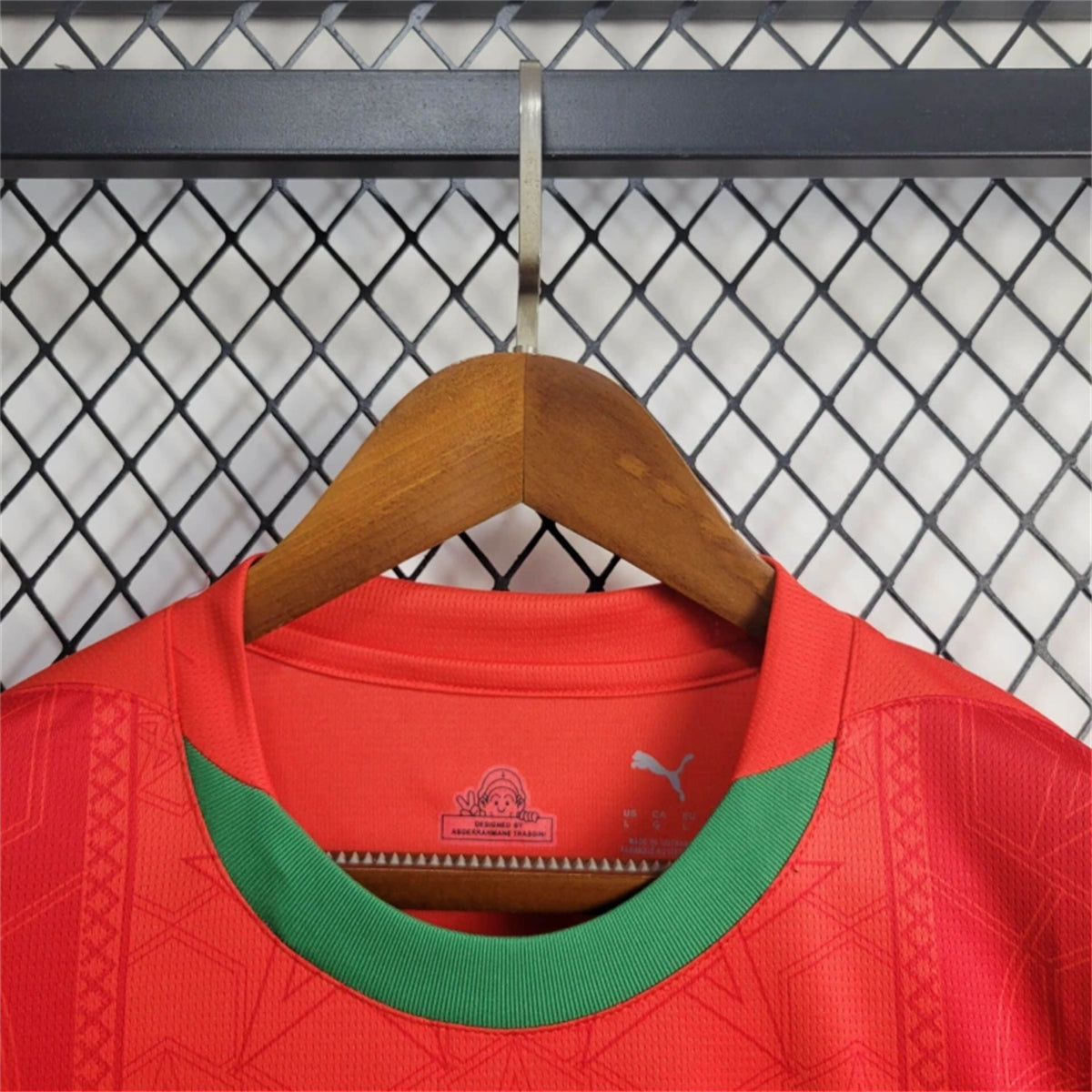 Morocco Nayef Aguerd 5 Home Soccer Jersey 2024/25