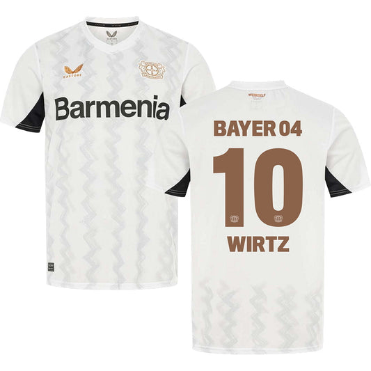 Bayer Leverkusen Florian Wirtz 10 Away Soccer Jersey 2024/25