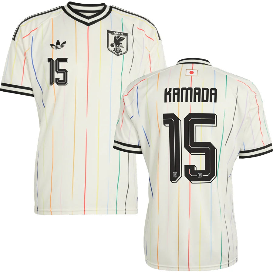 Japan Daichi Kamada 15 Away Soccer Jersey World Cup 2026