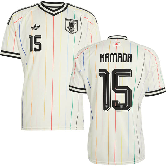 Japan Daichi Kamada 15 Away Soccer Jersey World Cup 2026