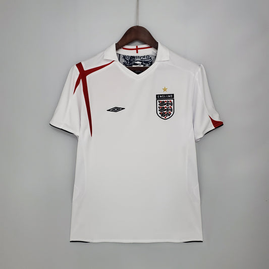 England Retro Home Soccer Jersey World Cup 2006