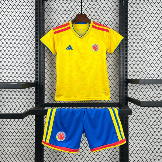 Colombia Kids Home Soccer Jersey World Cup 2026