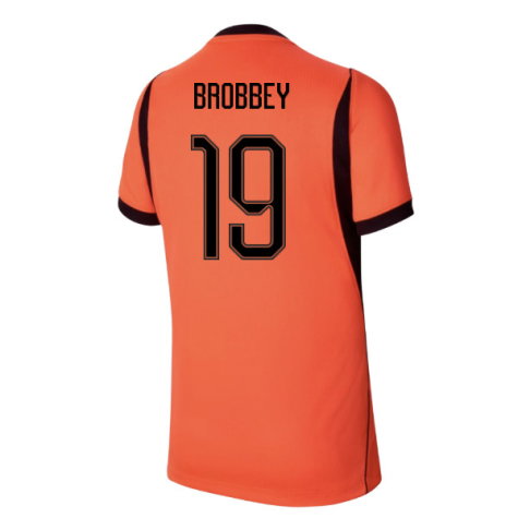 Netherlands Brian Brobbey 19 Home Soccer Jersey World Cup 2026