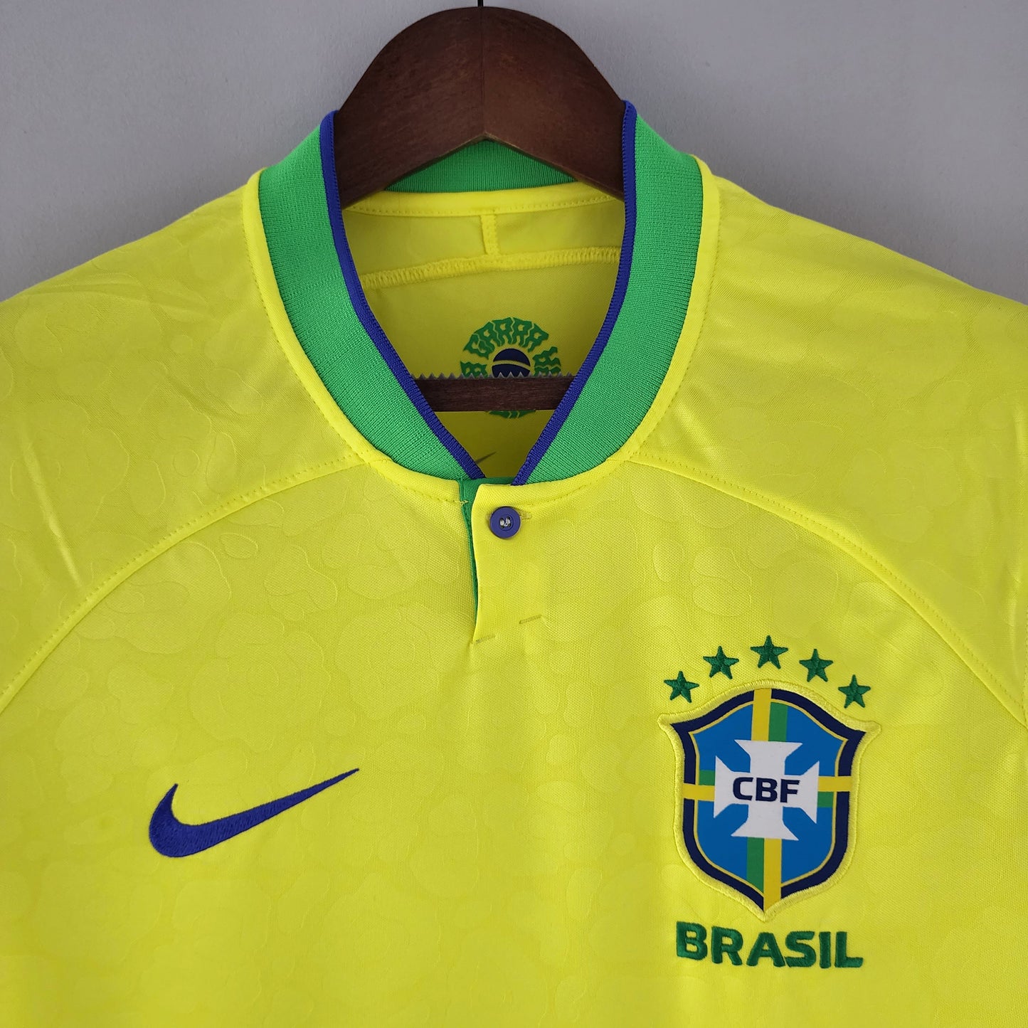 Brazil Neymar JR 10 Home Soccer Jersey World Cup 2022