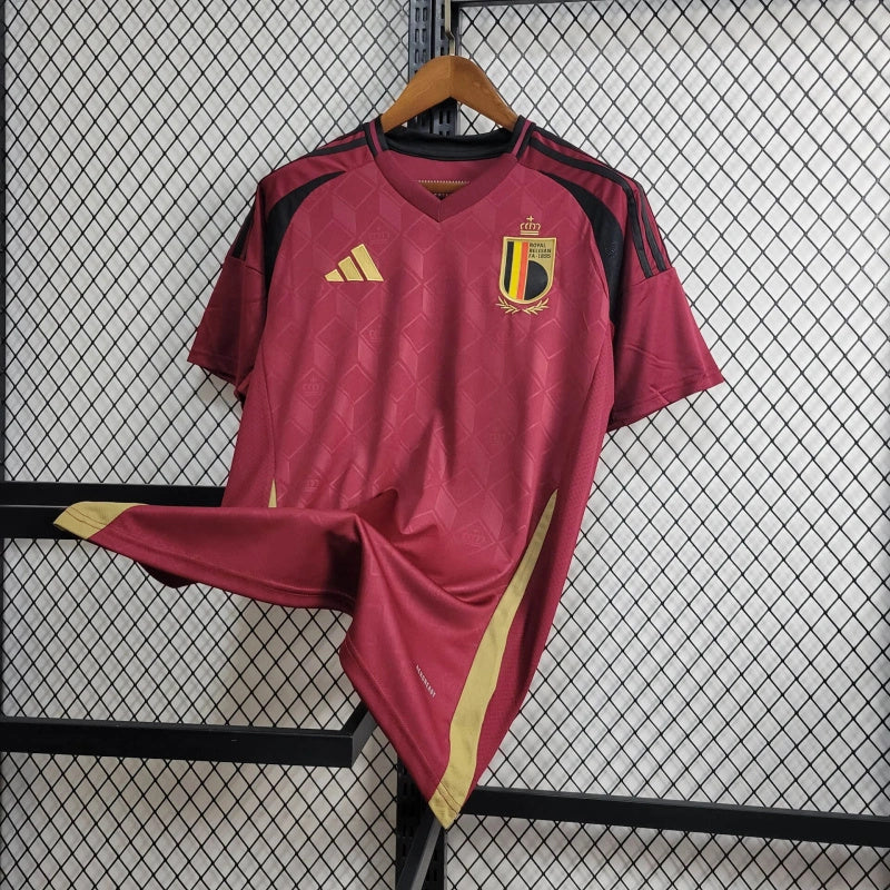 Belgium Jan Vertonghen 5 Home Soccer Jersey UEFA Euro 2024