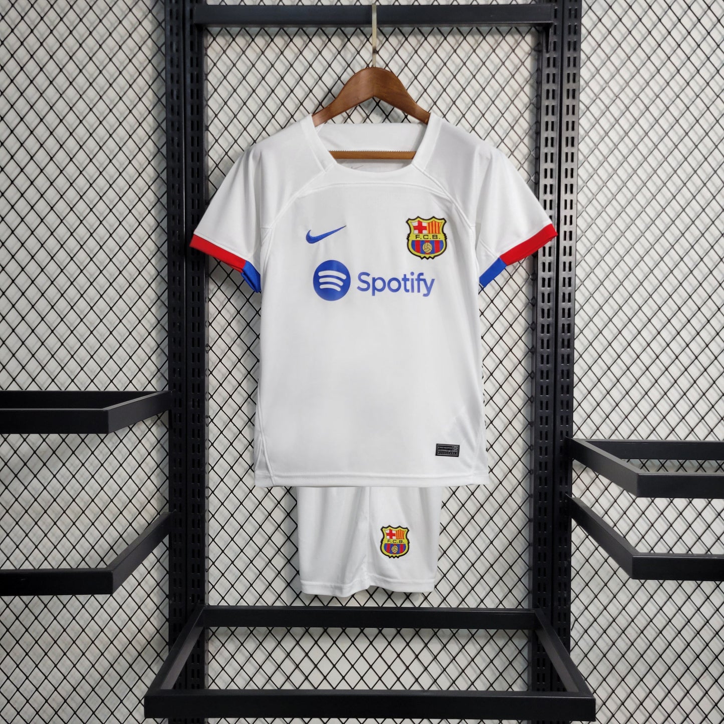 FC Barcelona Lionel Messi 10 Kids Away Soccer Jersey 2023/24