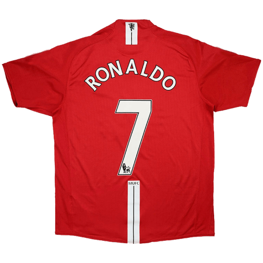 Manchester United Cristiano Ronaldo 7 Retro Home Soccer Jersey 2007-2008