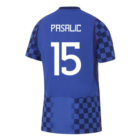 Croatia Mario Pasalic 15 Away Soccer Jersey World Cup 2026
