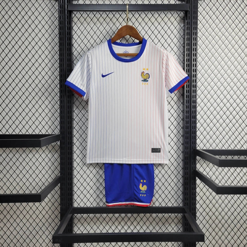 France Karim Benzema 19 Kids Away Soccer Jersey Euro 2024