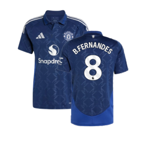 Manchester United Bruno Fernandes 8 Away Soccer Jersey 2024/25