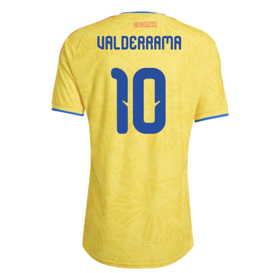 Colombia Carlos Valderrama 10 Home Soccer Jersey World Cup 2026