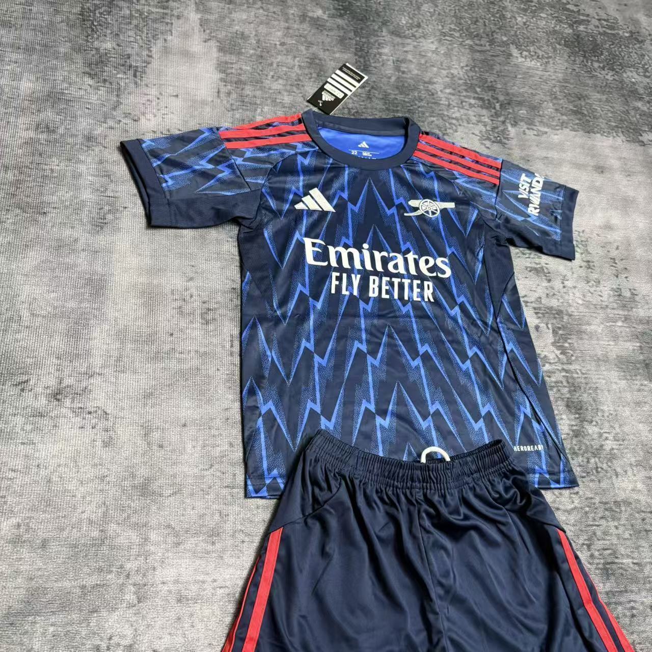 Arsenal Bukayo Saka 7 Kids Away Soccer Jersey 2025-2026